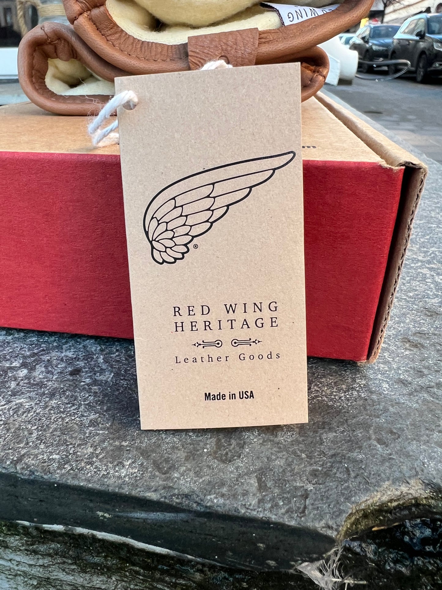 Red Wing Hansker i Buckskin Fóret #95230