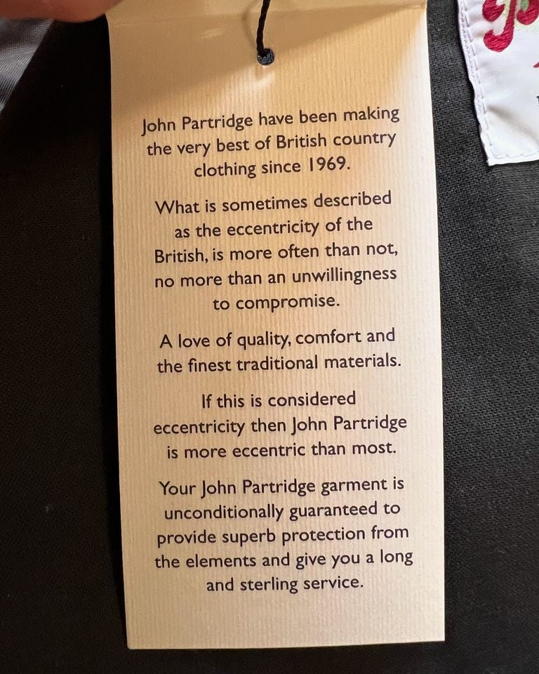 John Partridge Landowner Wax Walking Jacket - Sage