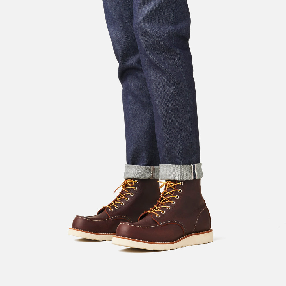 8138 Moc Toe Oil slick leather