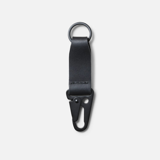 95076 Leather Keychain in Black Revival Leather