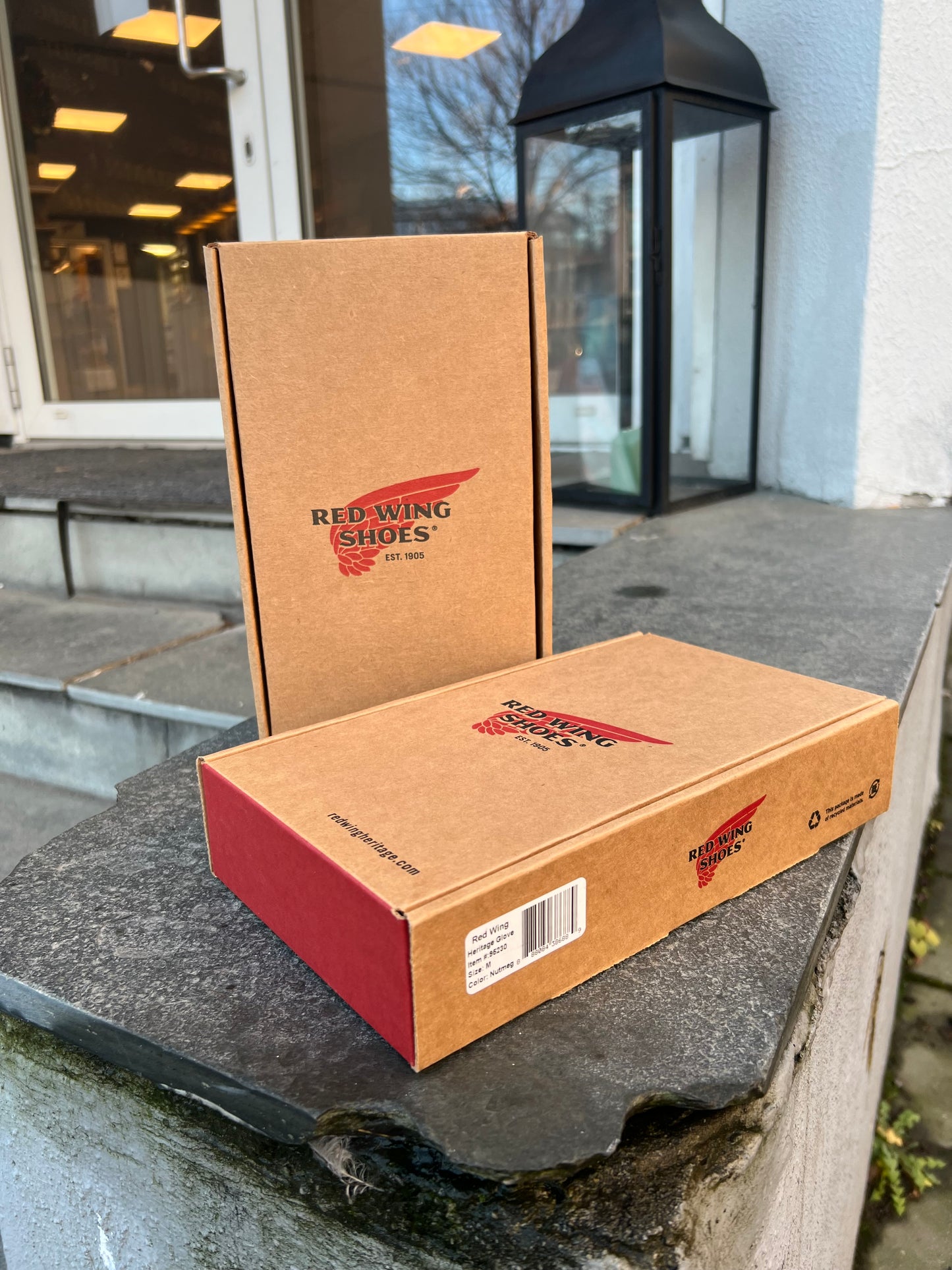 Red Wing Hansker i Buckskin fóret #95231