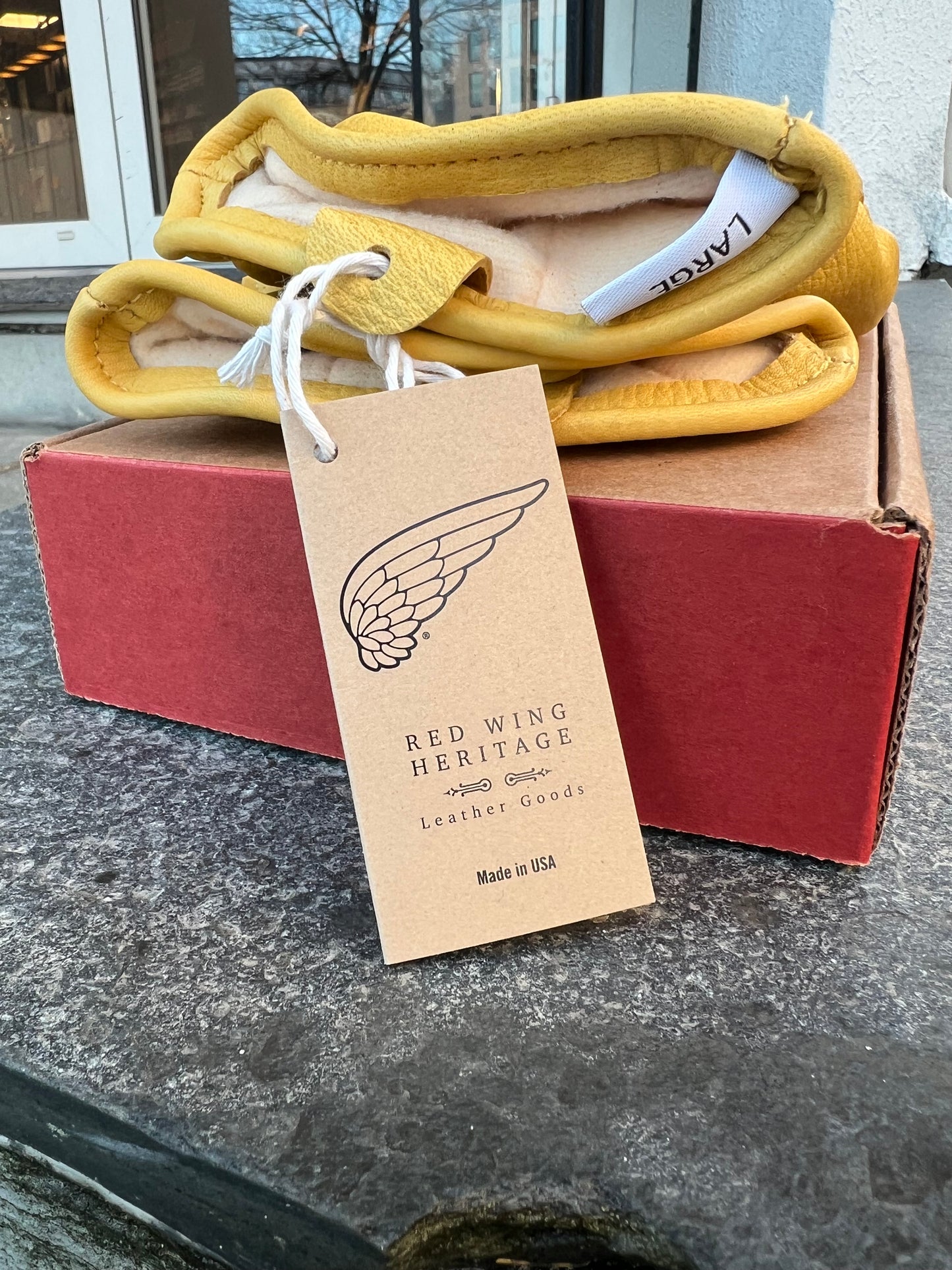 Red Wing Hansker i Buckskin fóret  #95237