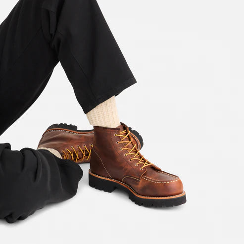 Red Wing Shoes 3498 Porter Moc Toe Copper Rough & Tough