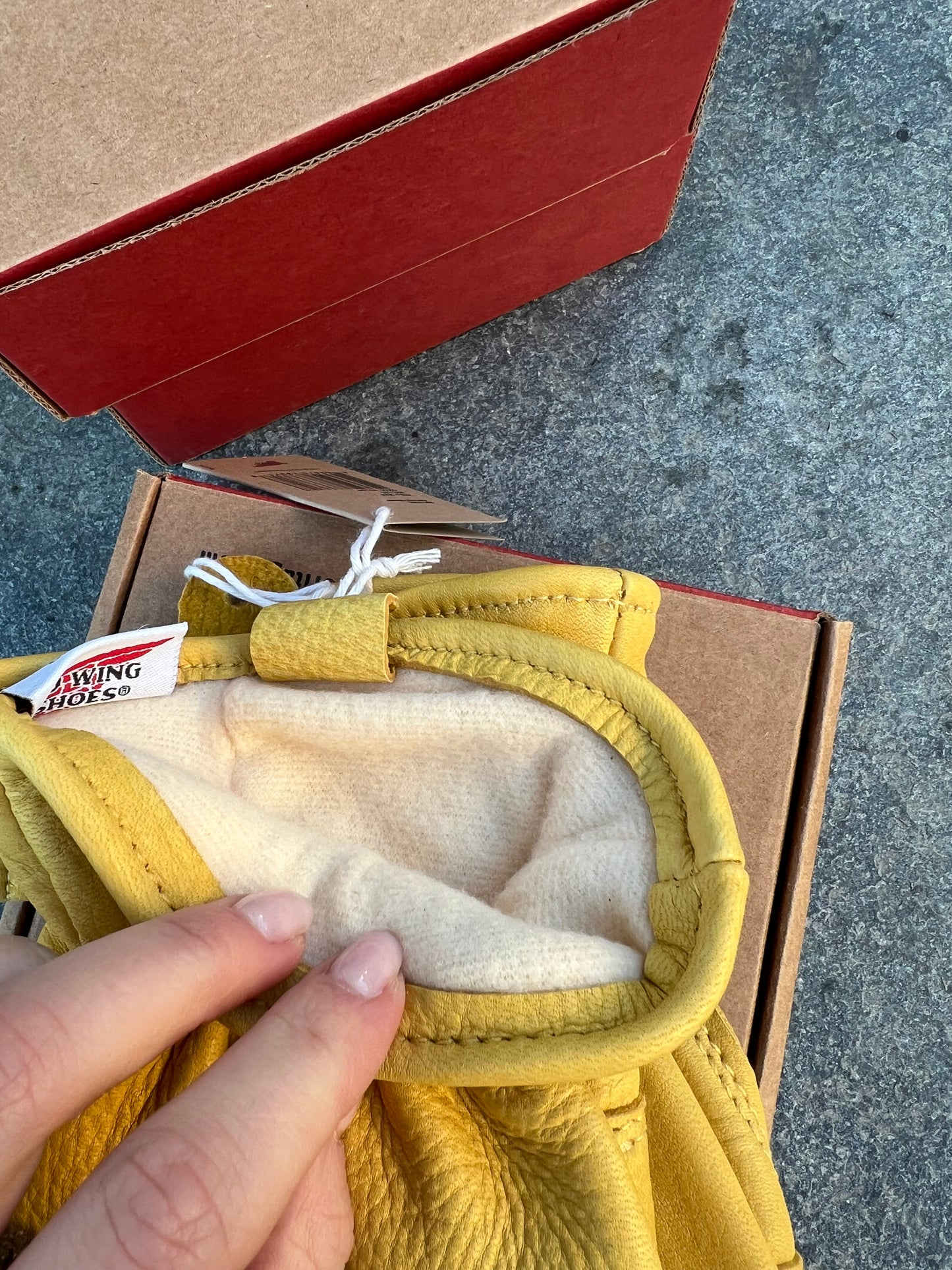 Red Wing Hansker i Buckskin fóret  #95237