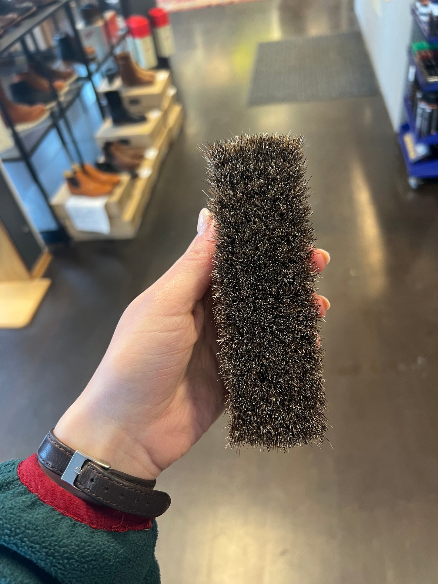 Børste i hestehår - medium