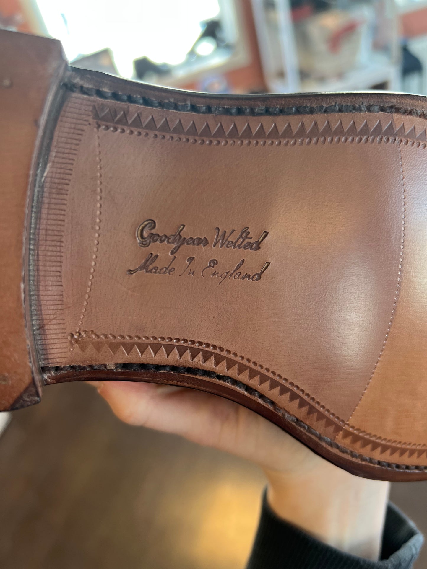 Loake 1880 Aldwych Mahogany med lærsåle
