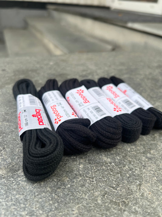 Skolisser runde/flate  i svart