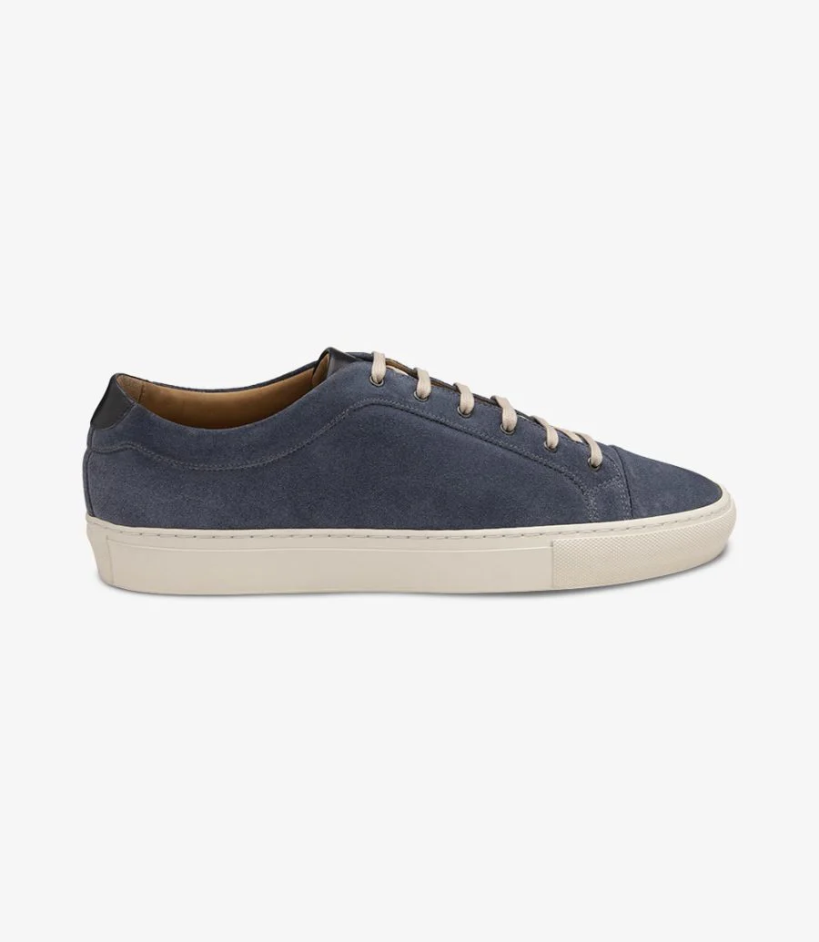 Loake Dash Light Blue Suede