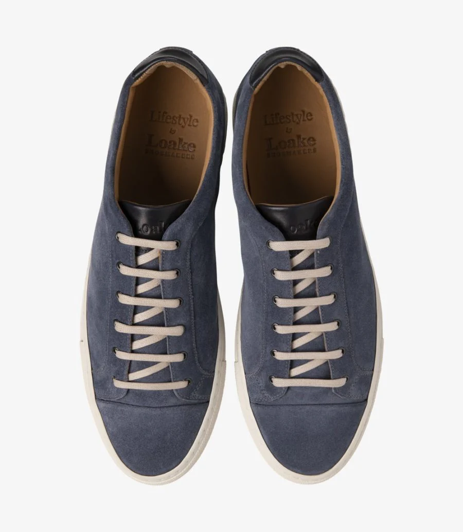 Loake Dash Light Blue Suede