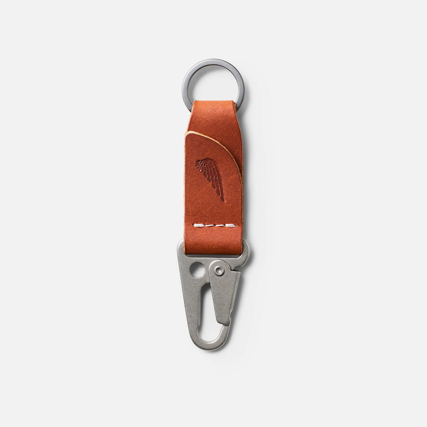 95077 Leather Keychain in Oro Legacy Leather