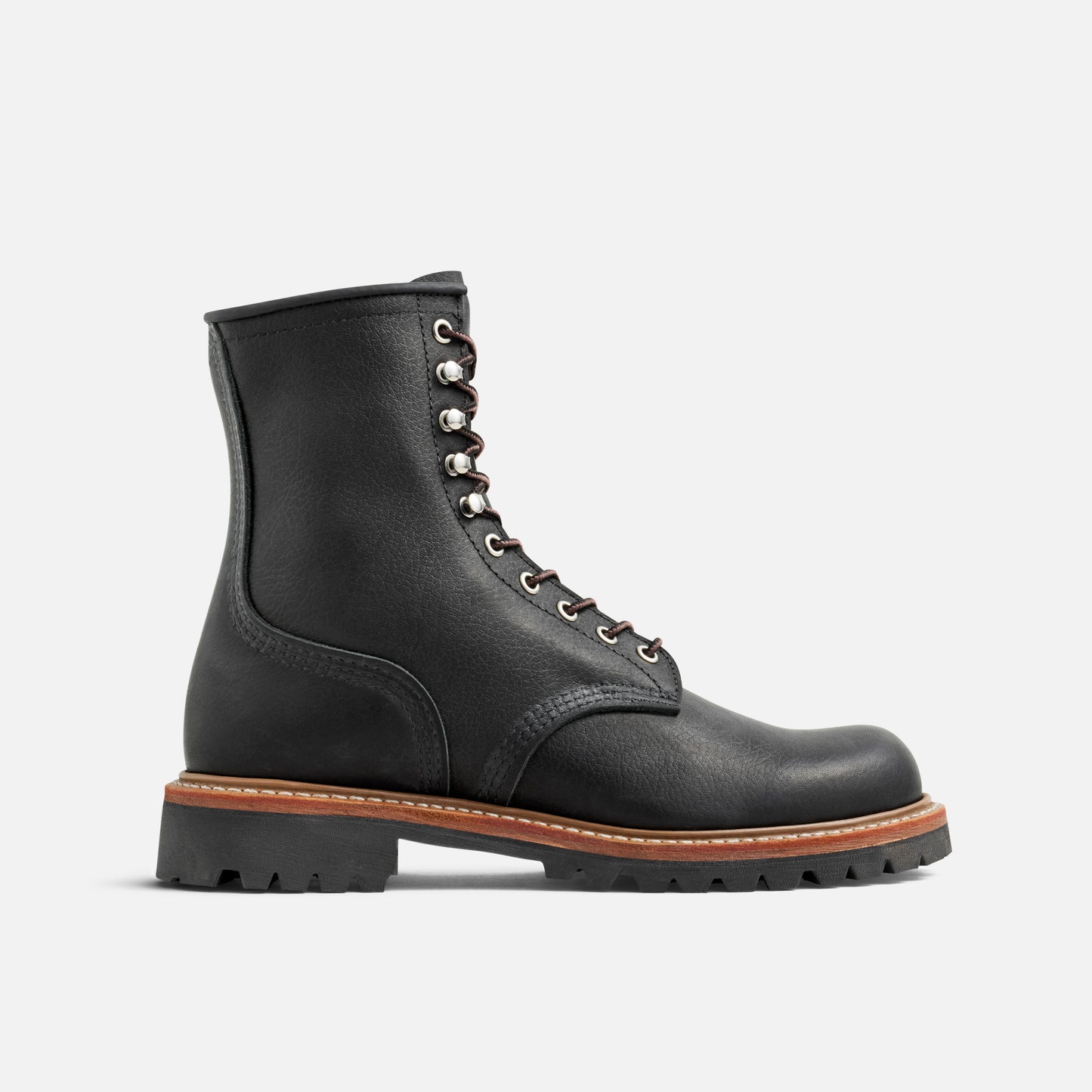 Red Wing Shoes Logger 4501 Black Oil Slick Vibram TC4+