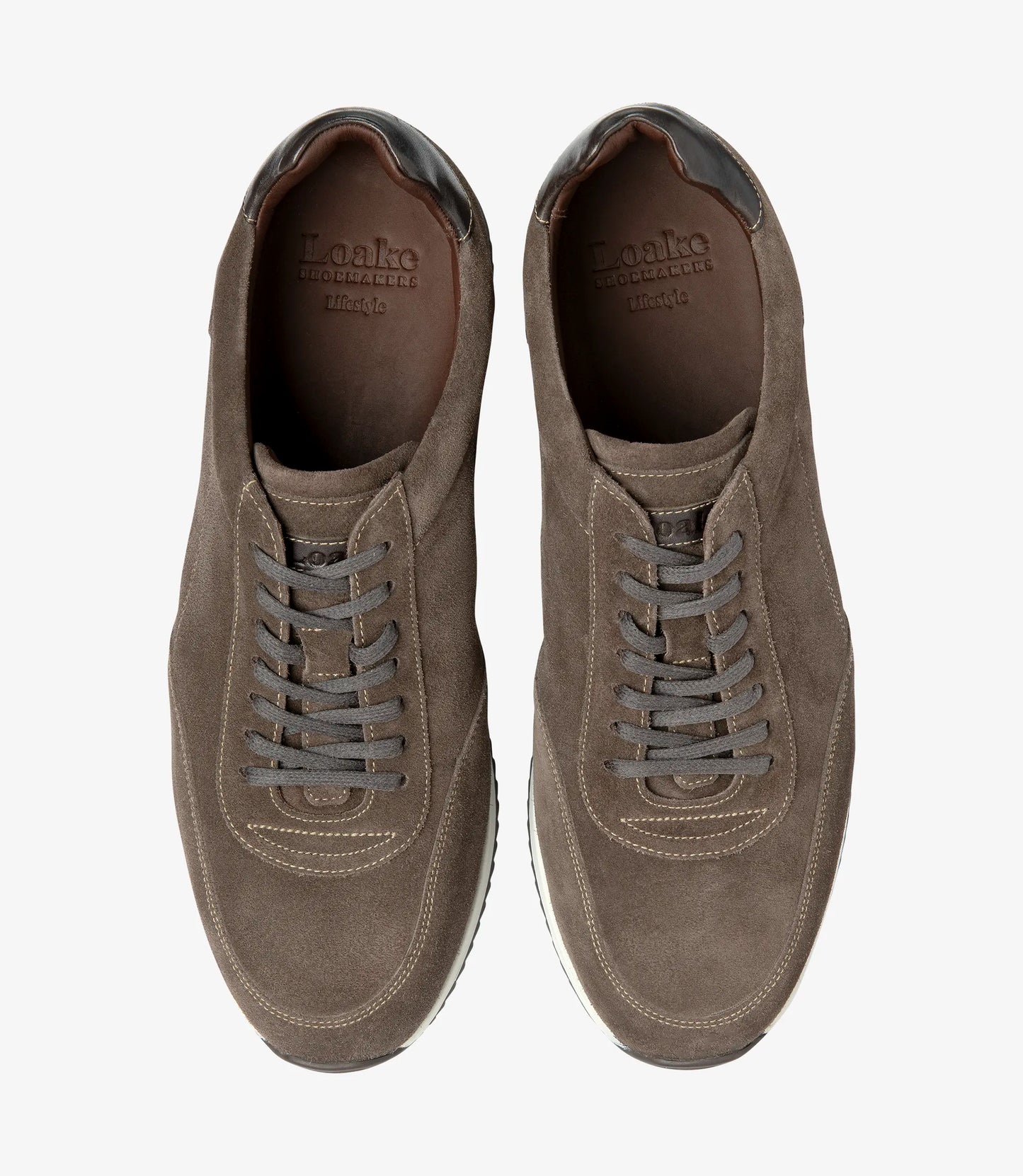Loake Bannister Suede Anthracite