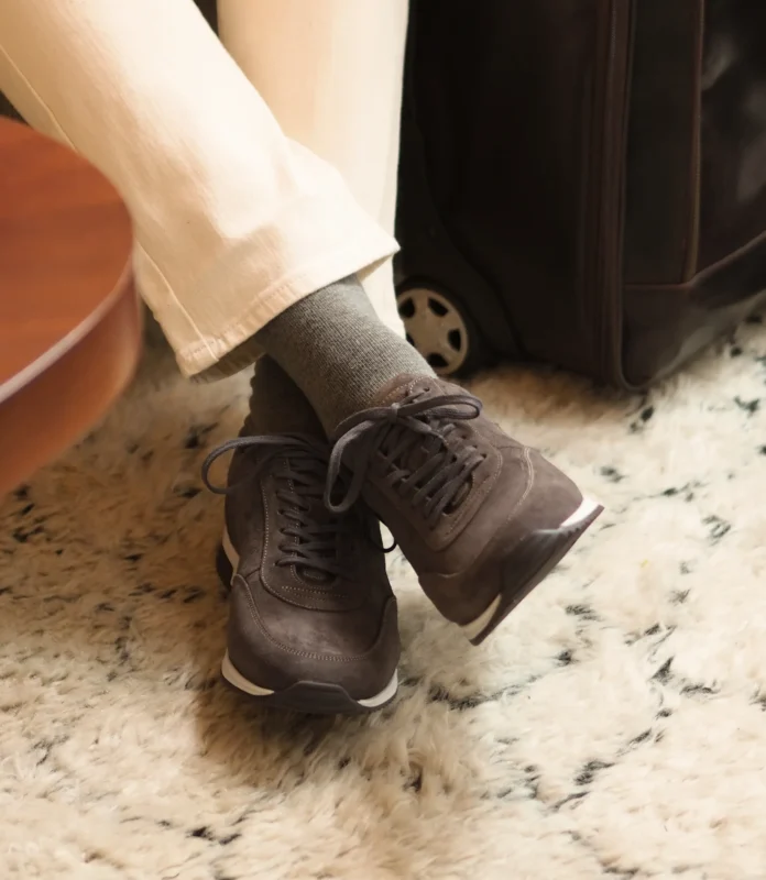 Loake Bannister Suede Anthracite