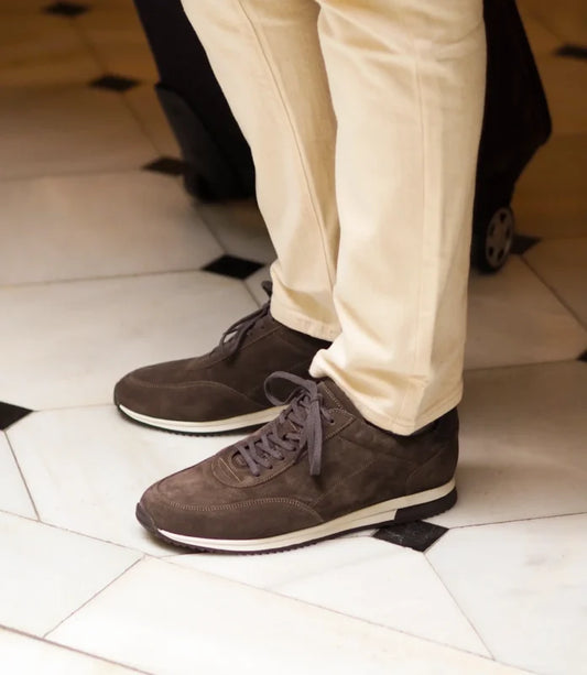 Loake Bannister Suede Anthracite