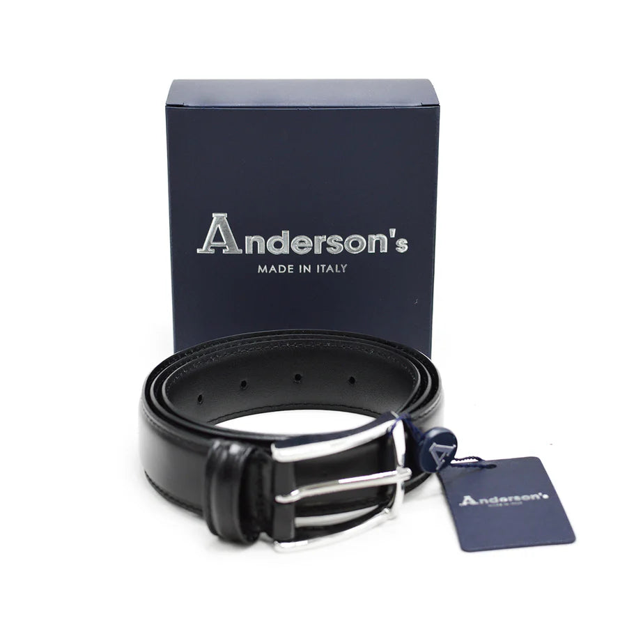 Anderson's  Dress belt 3cm BLACK