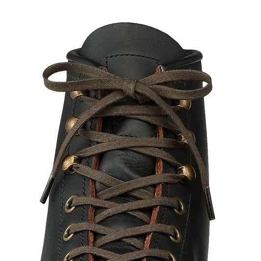 RED WING Brown Flat Waxed Lace