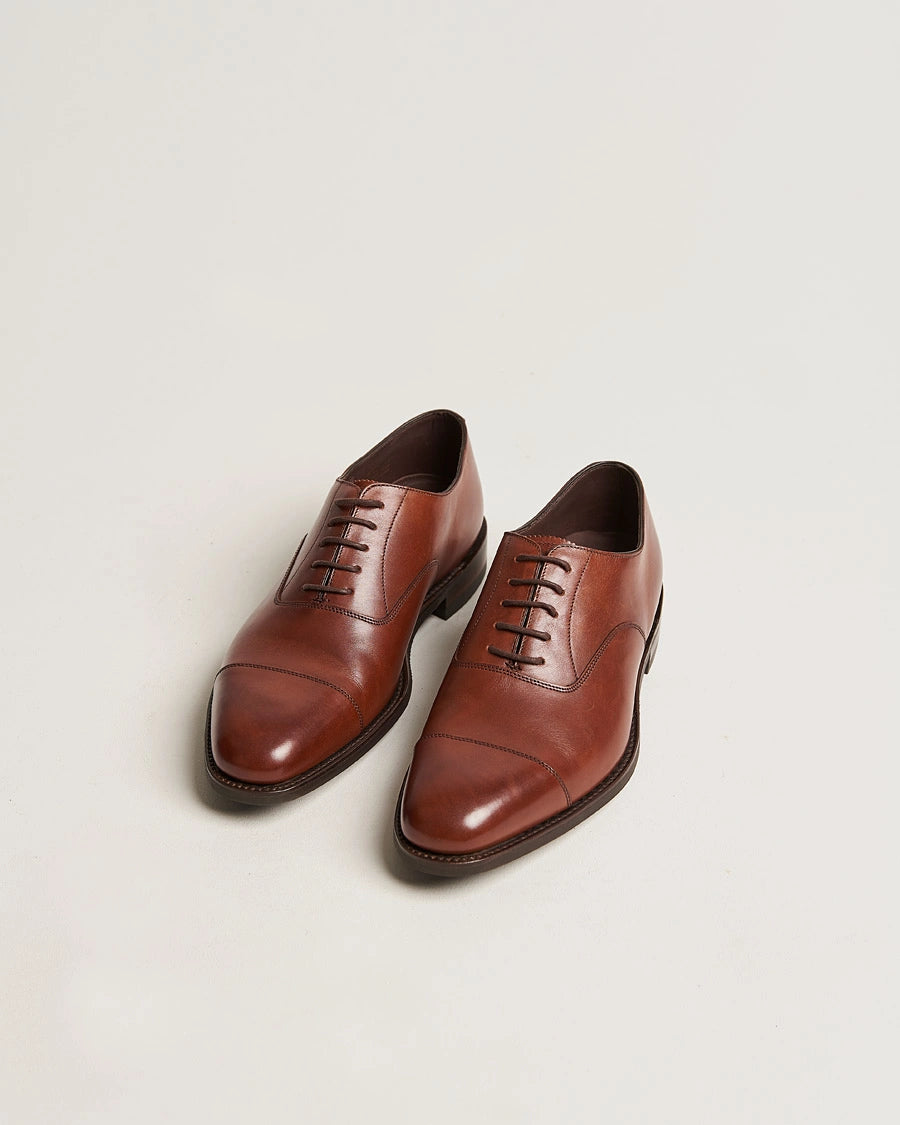 Loake 1880 Aldwych Oxford Mahogny G lest (litt bredere forfot).