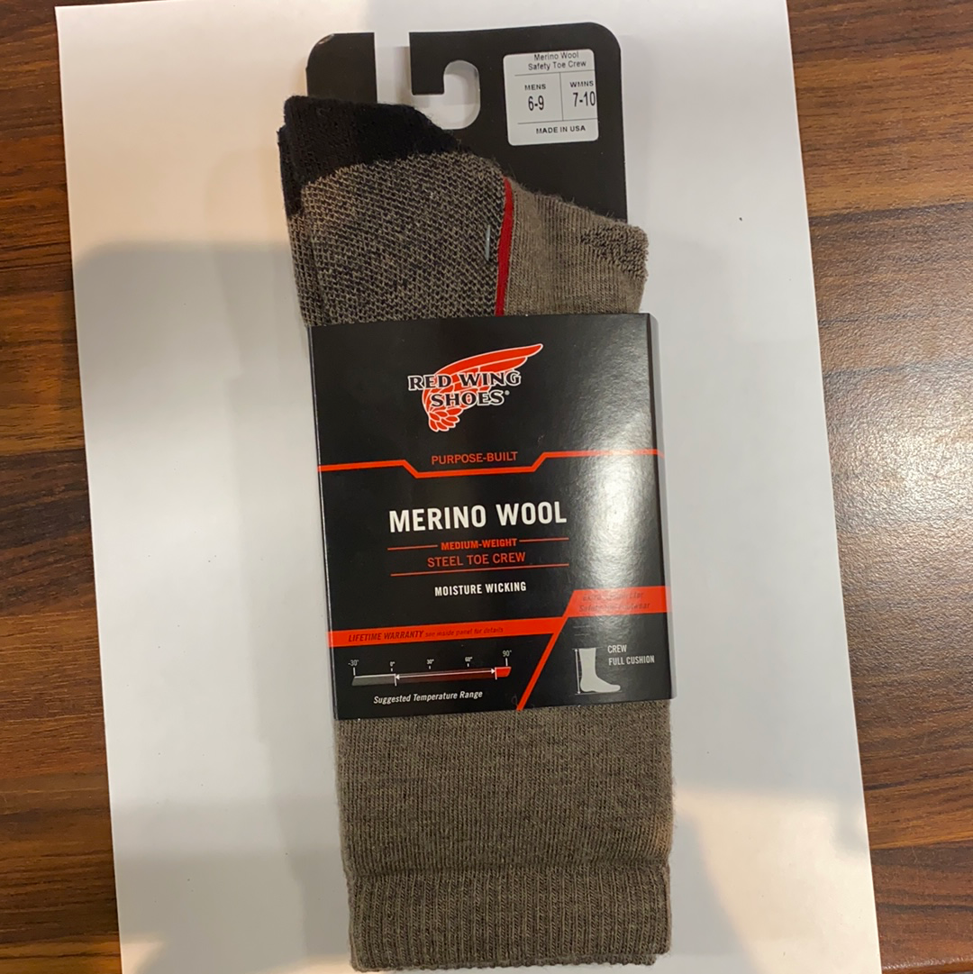 #97287 Merino Wool Safety Steel Toe Crew