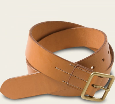 #96563 NATURAL TAN VEGETABLE TANNED LEATHER BELT - ENGLISH BRIDLE